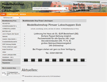 Tablet Screenshot of pirnaerlokschuppen.de